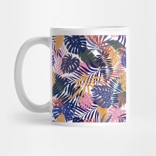 Tropical Leaves Pattern Design 6 Mug